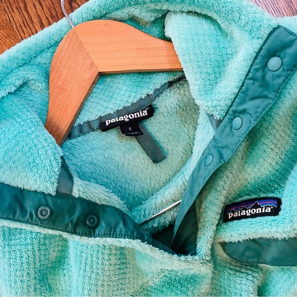 PATAGONIA Re-Tool Snap- T Pullover Fleece Mogul Teal Green size S - Picture 6 of 14